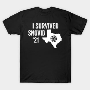 I survived Snovid 21 T-Shirt